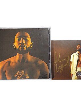 John Legend Signed Legend CD Insert With Disc Beckett BAS COA